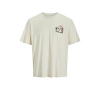 JACK & JONES Jorfuji Tee SS Crew Neck Tg Jnr, Bianco Antico, 10 Anni Uomo