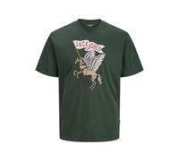 JACK & JONES Jorholiday Skull Tee S CN, Simmetria, XL