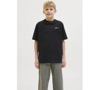 Jack & Jones Junior Maglietta 'JORIslington' aragosta / nero / bianco, Taglia 140