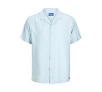 JACK & JONES Jorjeff Marbella Resort Shirt Camicia a Maniche Corte, Cristallo Blu, M Uomo