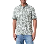 JACK & JONES Jorlafayette AOP SS Polo, Laurel Wreath, M Uomo