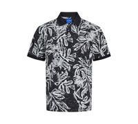 JACK & JONES Jorlafayette AOP SS Polo, Nero, L Uomo
