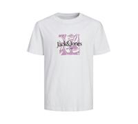 Jack & Jones - Jorlafayette Branding Tee Ss Crew Jnr Bianco - Abbigliamento 8A Bianco
