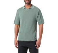 JACK & JONES Jorlinen Knit SS Polo SN, Laurel Wreath, M Uomo