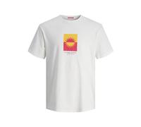 JACK&JONES JORMARBELLA Branding Tee SS Crew Neck, Bianco, S