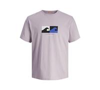 JACK&JONES JORMARBELLA Branding Tee SS Crew Neck, Lavender Frozen, XS