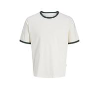 JACK & JONES Jornantucket Blank Ringer Tee SS CN T-Shirt, Bronzo, L Uomo