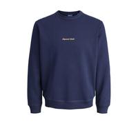 JACK & JONES Jornorrebro EMB Sweat Crew Noos, Ocean Cavern, 3XL Uomo