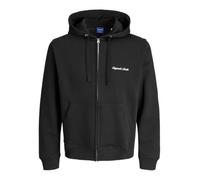FELPA Uomo JACK&JONES 12282901 JORNORREBRO EMB SWEAT ZIP BLACK