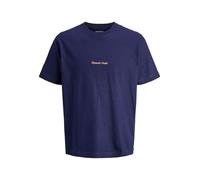 JACK & JONES Jornorrebro EMB Tee SS Crew Neck Noos, Ocean Cavern, XS