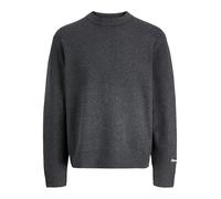 JACK & JONES Jornorrebro Knit Crew Neck SN, Grigio Scuro mélange, M