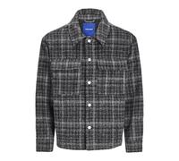 JACK&JONES JORONTARIO Giacca SN da uomo, nero/dettaglio: Check, S, nero/dettaglio: a quadri, S