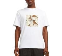 JACK & JONES Jorsequoia Tee Ss Crew Neck, T-shirt Uomo, Bianco - Crema - Marrone, XL