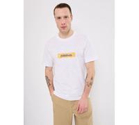 Jack & Jones - JORSPLIT AOP BRANDING TEE SS CREW NECK Bianco - Abbigliamento XL Bianco