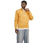 JACK & JONES Jorvesterbro-Felpa con Zip Hn Noos Maglia di Tuta, Giallo Miele, M Uomo