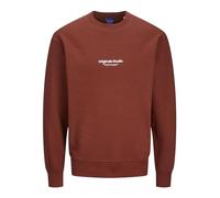 JACK & JONES Jorvesterbro-Felpa Girocollo Noos Maglia di Tuta, Marrone Brandy, M Uomo