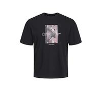 JACK & JONES Jorvesterbro Photo Ss Tee Crew Neck Sn, T-Shirt, Nero (Black), XL Uomo