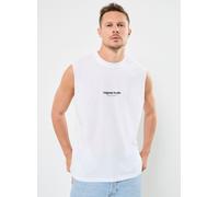 JACK & JONES Jorvesterbro-Maglietta Senza Maniche SN Canottiera, Bianco, S Uomo