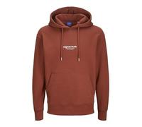 JACK & JONES Jorvesterbro Sweat Hood Noos Felpa con Cappuccio, Marrone Brandy, S Uomo