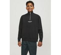 Jack & Jones - Jorvesterbro Sweat Quarter Zip Noos Jnr Nero - Abbigliamento 12A Nero