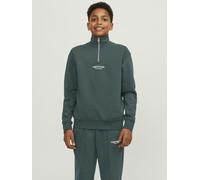 Jack & Jones - Jorvesterbro Sweat Quarter Zip Noos Jnr Verde - Abbigliamento 16A Verde