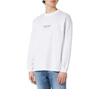 JACK & JONES JORVESTERBRO Tee LS Crew Neck, Bianco, L
