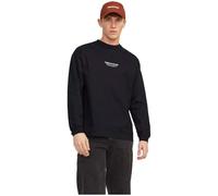 JACK & JONES Jorvesterbro Tee LS Crew Neck Maglietta a Maniche Lunghe, Nero, XS Uomo