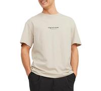 JACK & JONES Jorvesterbro Tee Ss Crew Neck Noos, T-Shirt, Grigio (Moonbeam), XL Uomo