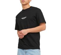JACK & JONES Jorvesterbro Tee Ss Crew Neck Noos, T-Shirt, Nero (Black), XL Uomo