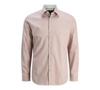 JACK & JONES Jprblabarnes Detail Dobby L/S Shirt SN Uomo, Adobe Rose., M