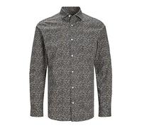 JACK & JONES Jprblablackpool-Maglietta Elasticizzata LS Aw23 SN Polo, Emperador/Fit: Slim Fit, M Uomo