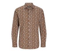 JACK & JONES Jprblablackpool-Maglietta Elasticizzata LS Aw24 SN Camicia Casual, Cucita/vestibilità: Slim Fit, L Uomo
