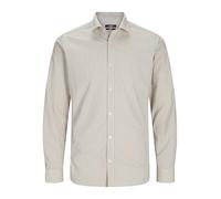 JACK & JONES Camicia 'JPRBlackpool' blu / marrone scuro / senape / bianco, Taglia L