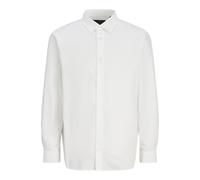 JACK&JONES JPRBLABUSHWICK Stanley Shirt L/S SN, Camicia Uomo, Bright White/Fit:Solid,