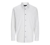 JACK&JONES JPRBLABUSHWICK Stanley Shirt L/S SN Camicia, White/Fit:Stripe, XXL Uomo