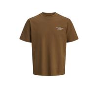 JACK & JONES Jprblachad Branding SS Crew Neck Tee SN, Emperador., XS