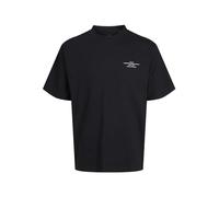JACK&JONES Jprblachad Branding SS Crew Neck Tee SN, Nero, S
