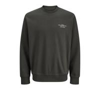 JACK & JONES Jprblachad Branding Sweat Crew Neck Ln, Torba, S Uomo