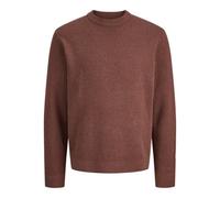 JACK & JONES Jprblamilano Stitch Knit Crew Neck SN, Cowhide, S Uomo