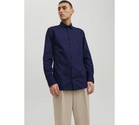 Jack & Jones Camicia JPRBLAPARKER L/S NOOS maniche lunghe chiusura con bottoni slim Blu S