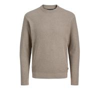 Jack & Jones Maglia uomo girocollo JPRBLareagan trama a rombi beige L