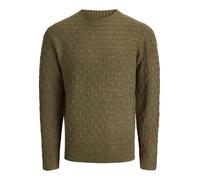 JACK & JONES Jprblasimon Structure Knit Crew Neck, Faggio, M