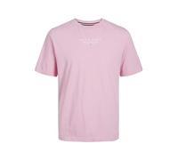 JACK & JONES Jprbluarchie SS Tee Crew Neck Noos T-Shirt, Prism Pink, L Uomo