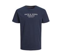 Jack & Jones Premium T-shirt JPRArchie girocollo maniche corte navy/bianco L Uomo
