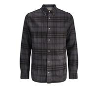 JACK & JONES Jprblubarkley Flannel X-mas L/S Shirt Ch, Nero, M