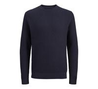 JACK & JONES Jprblubarkley Knit Crew Neck Ch, Blu Notte, S Uomo, Blu Notte., S