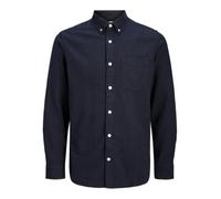 JACK & JONES Jprblubrook Twill Solid L/S Shirt SN, Navy Scuro, XS Uomo