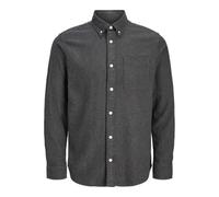 JACK & JONES Jprblubrook Twill Solid L/S Shirt SN, Nero, XS Uomo