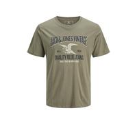 JACK & JONES Jprbluhudson SS Tee Girocollo Fst T-Shirt, Trek Overland, S Uomo