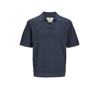 JACK & JONES Jprbluoliver Knit Split Neck, Blu Notte, M Uomo